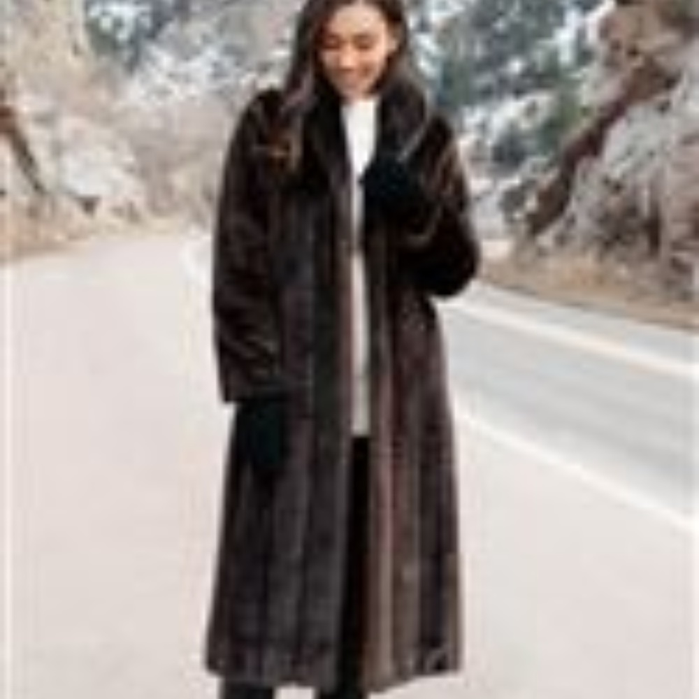 Olympia Faux Fur Winter Coat Full-length (XL)